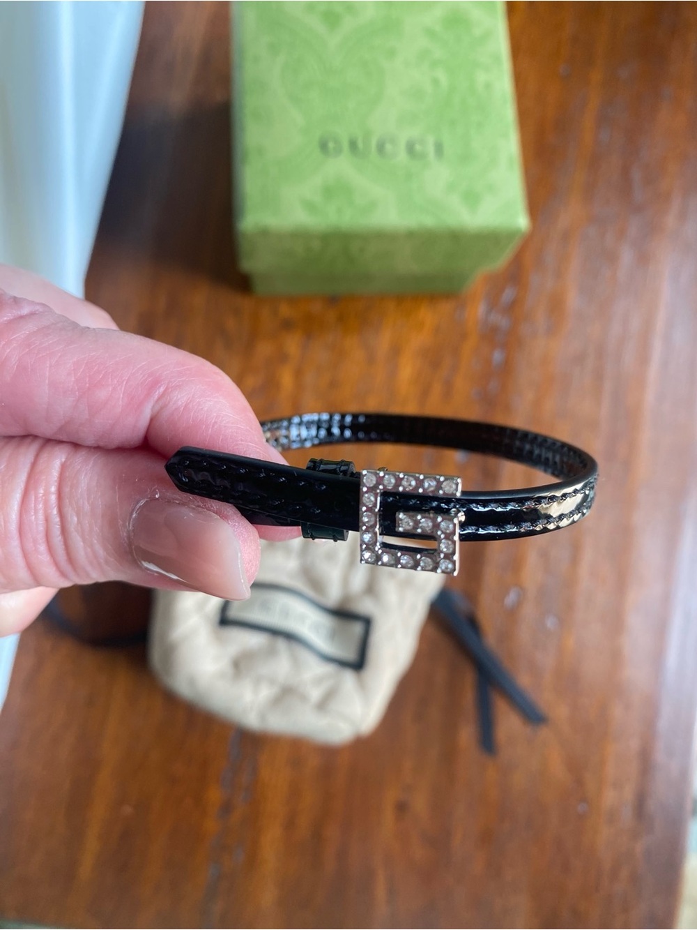 Gucci G Crystal Motif Bracelet